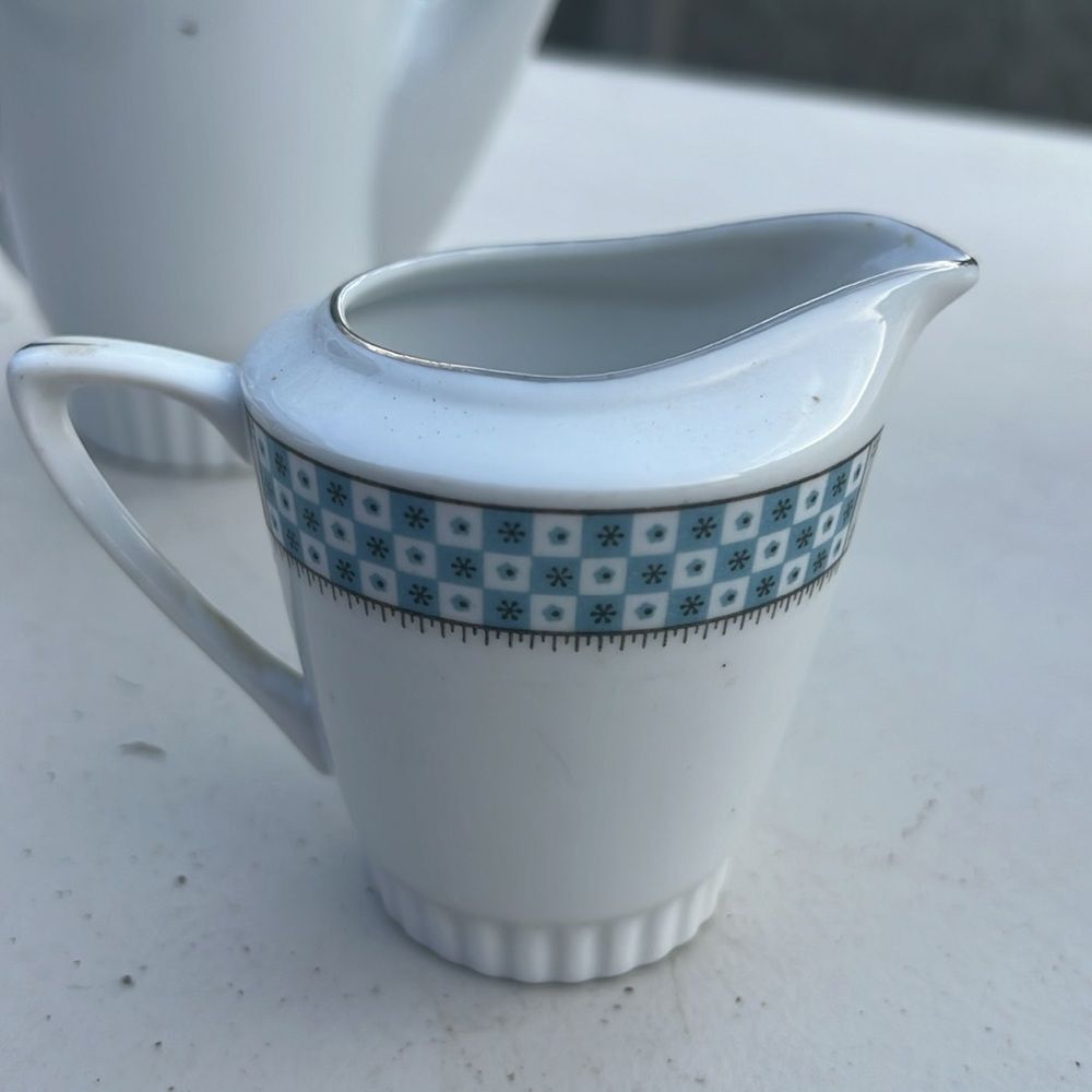 ✨ Mid-Century Modern Tea/Coffee/Chocolate Set – Complete with Rack - Picture 3 of 5